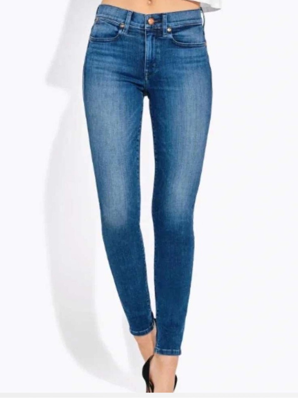 AYR Jeans Womens size W 29 Slim Stretch Medium Blue high rise the chiller Denim